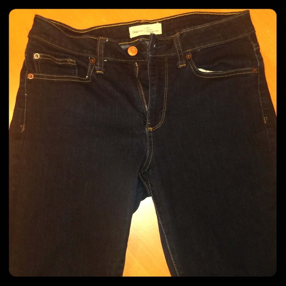 Gap curvy true skinny jeans